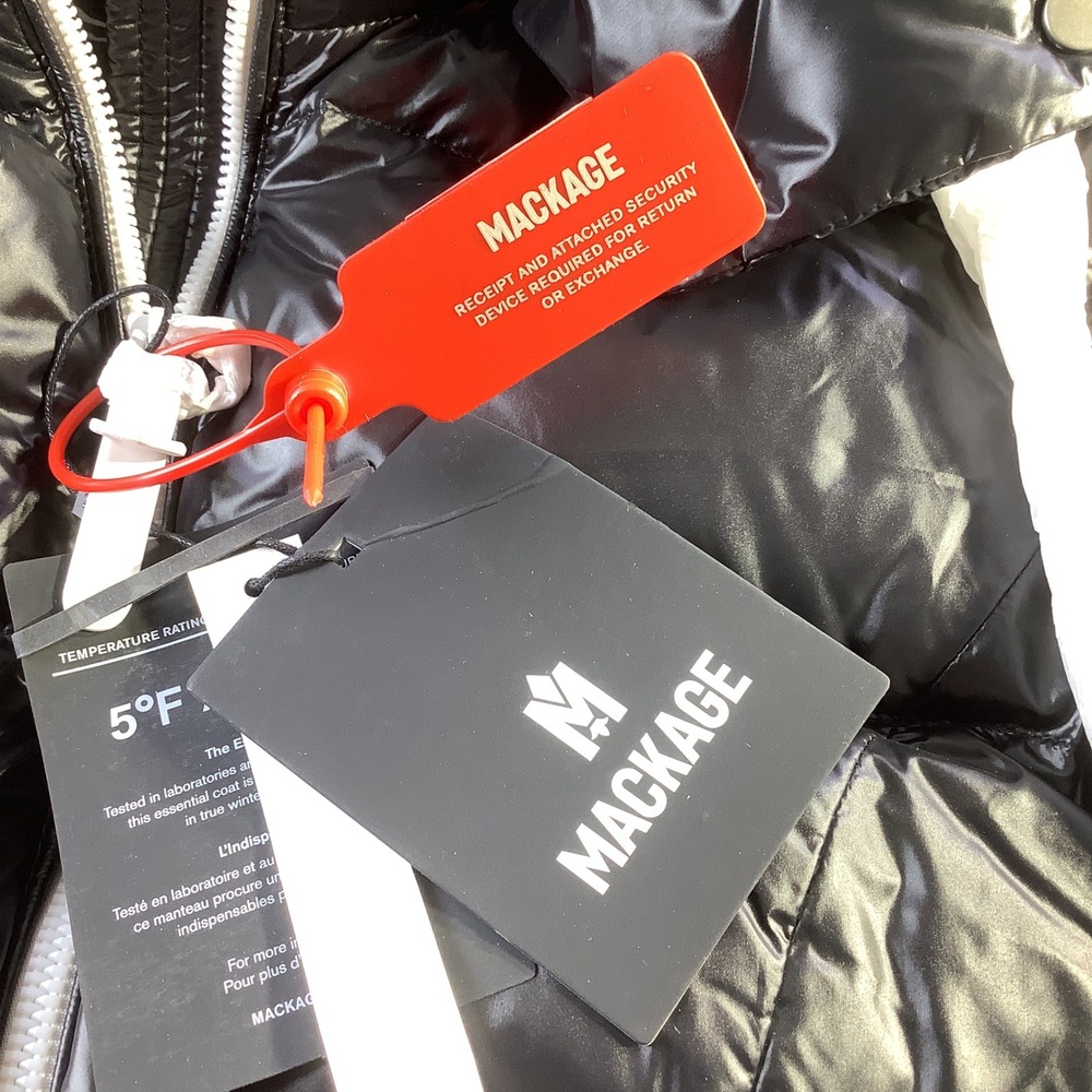 Mackage x Roller Rabbit Madalyn Black Down Puffer Jacket Coat‎ Womens Small NWT - Picture 8 of 16